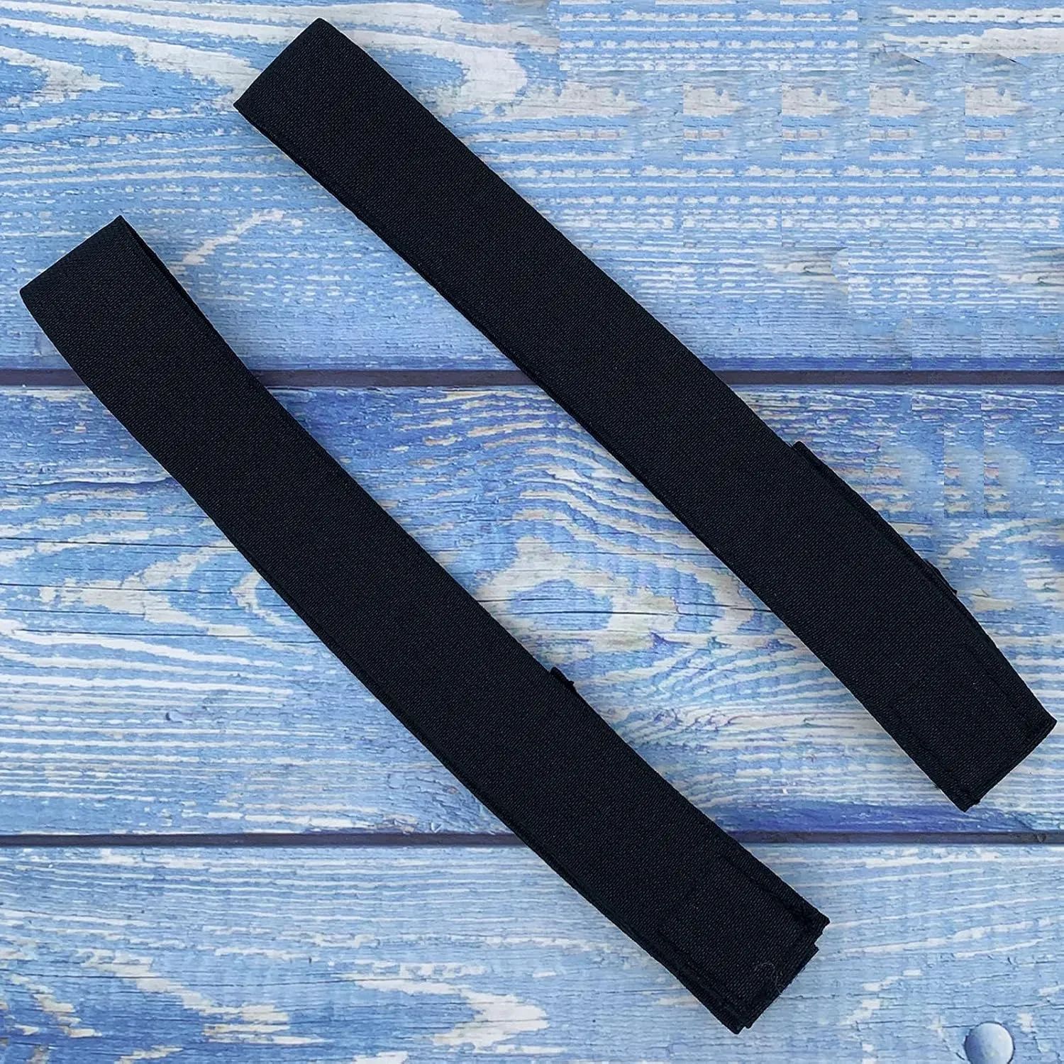 2 Pcs Elastic Bands for Wig, Lace Melting Edge Wrap to Lay Edges (Black, Pack of 2)