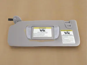2016-2023 Toyota Tacoma Double Cab 2WD Driver Side Sun Visor Gray Without Sunroof or Auto Dim Mirror
