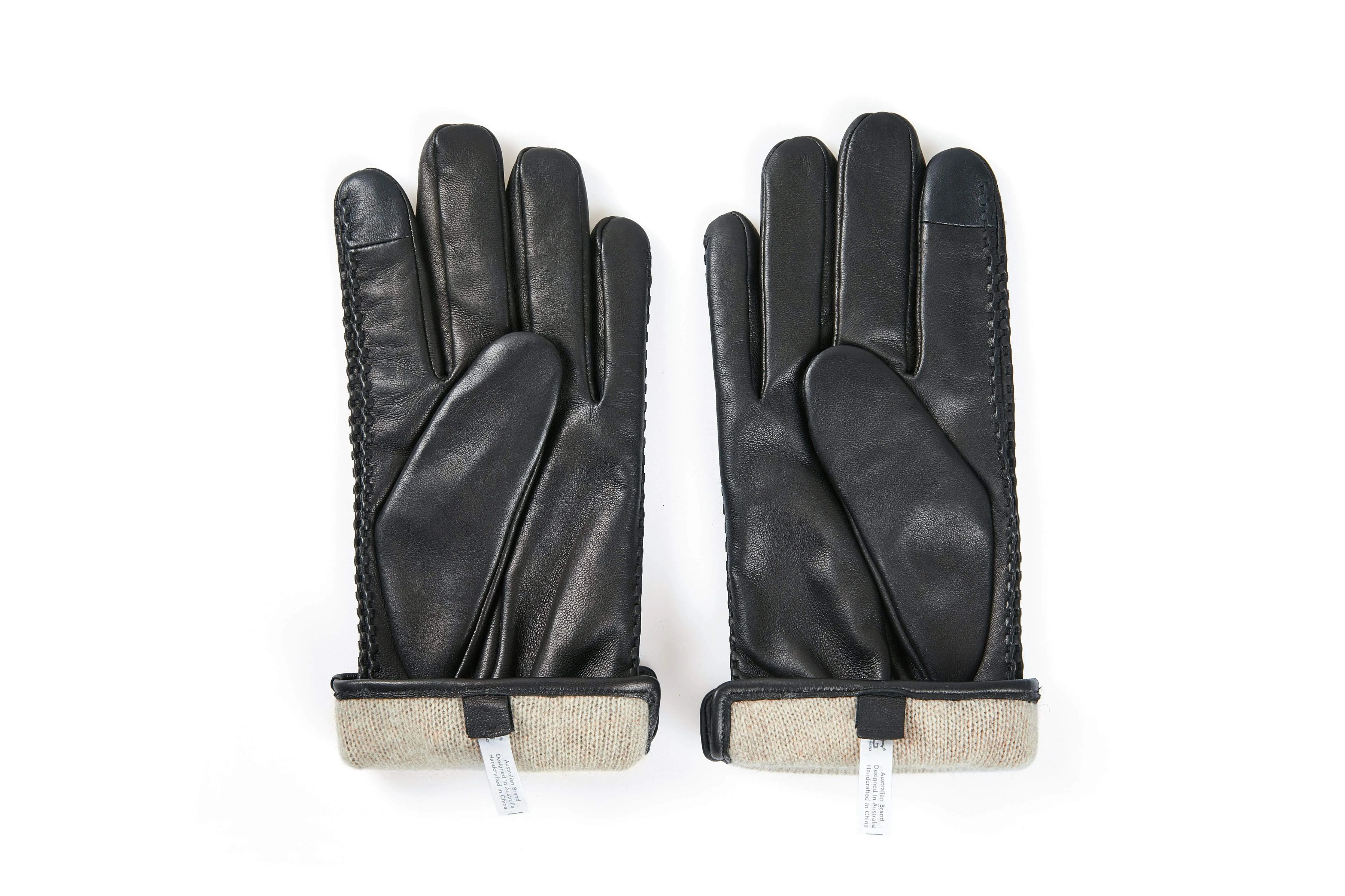 AUSTRALIAN SHEPHERD® Sheepskin Wool Men Leather Gloves Benjamin