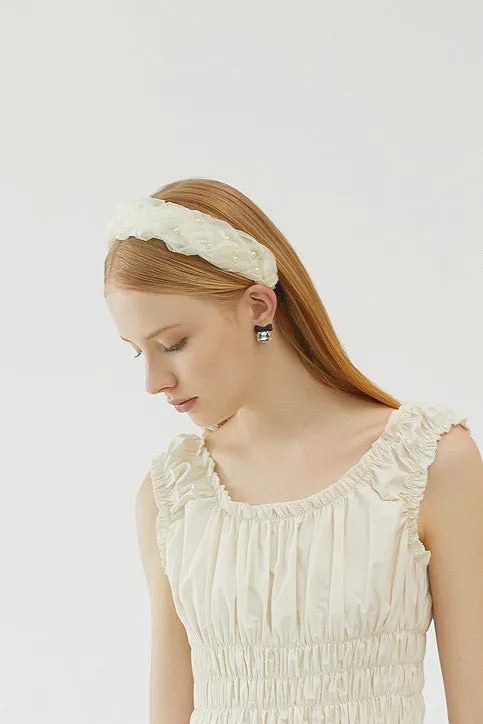 Bexley Organza Pearl Headband