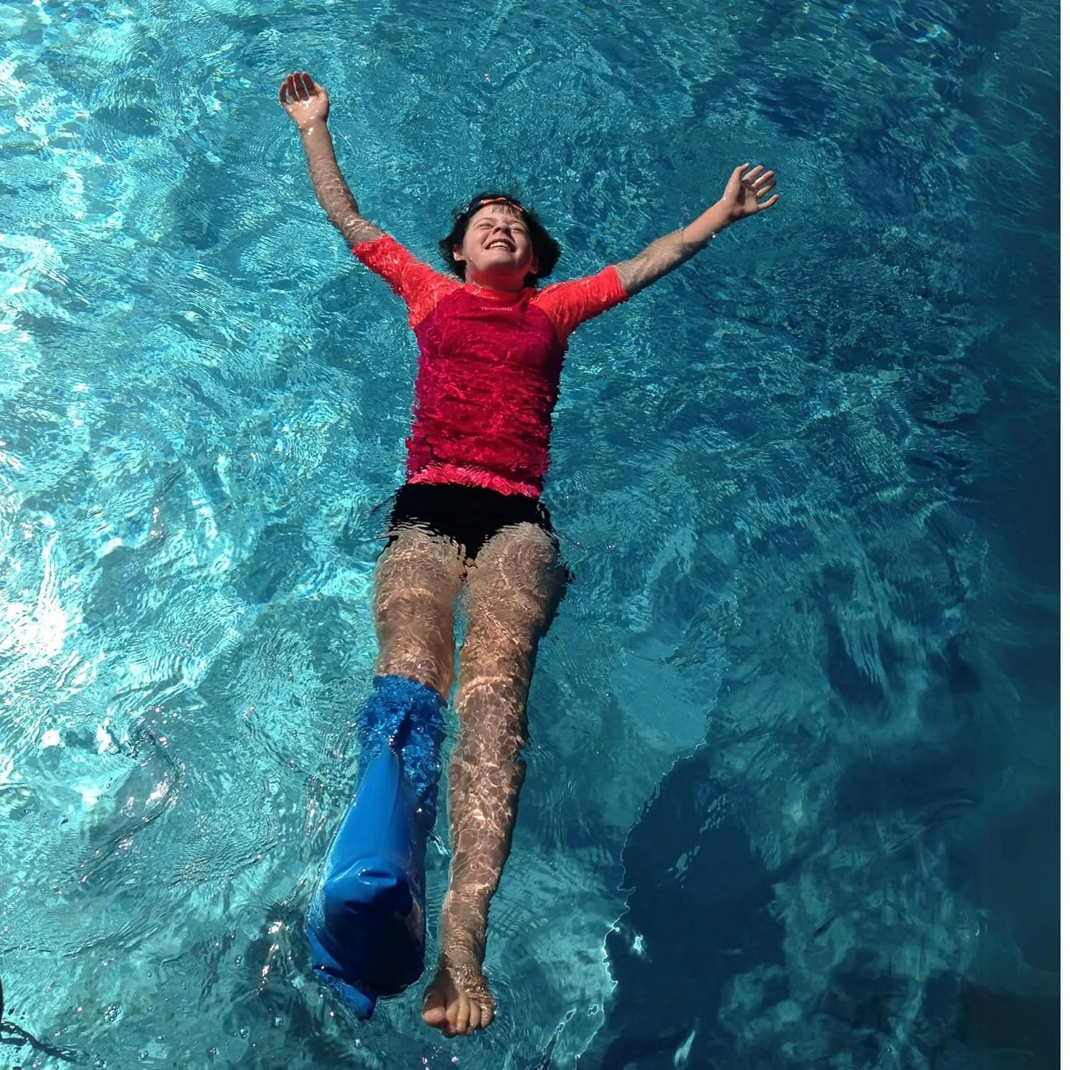 BLOCCS 100% Waterproof Cast Covers for Shower Leg Kids- Swim Cover, Cast Bag for Bath. Durable Cast Sleeve for Swimming - #CL78-S Small