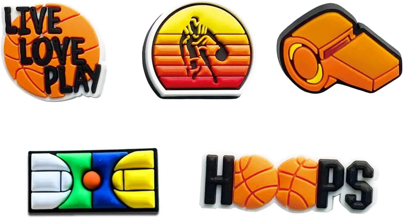 BOWNDY PVC Sports Cars Shoe Charms - Bulk Pack of Cute Random Charms