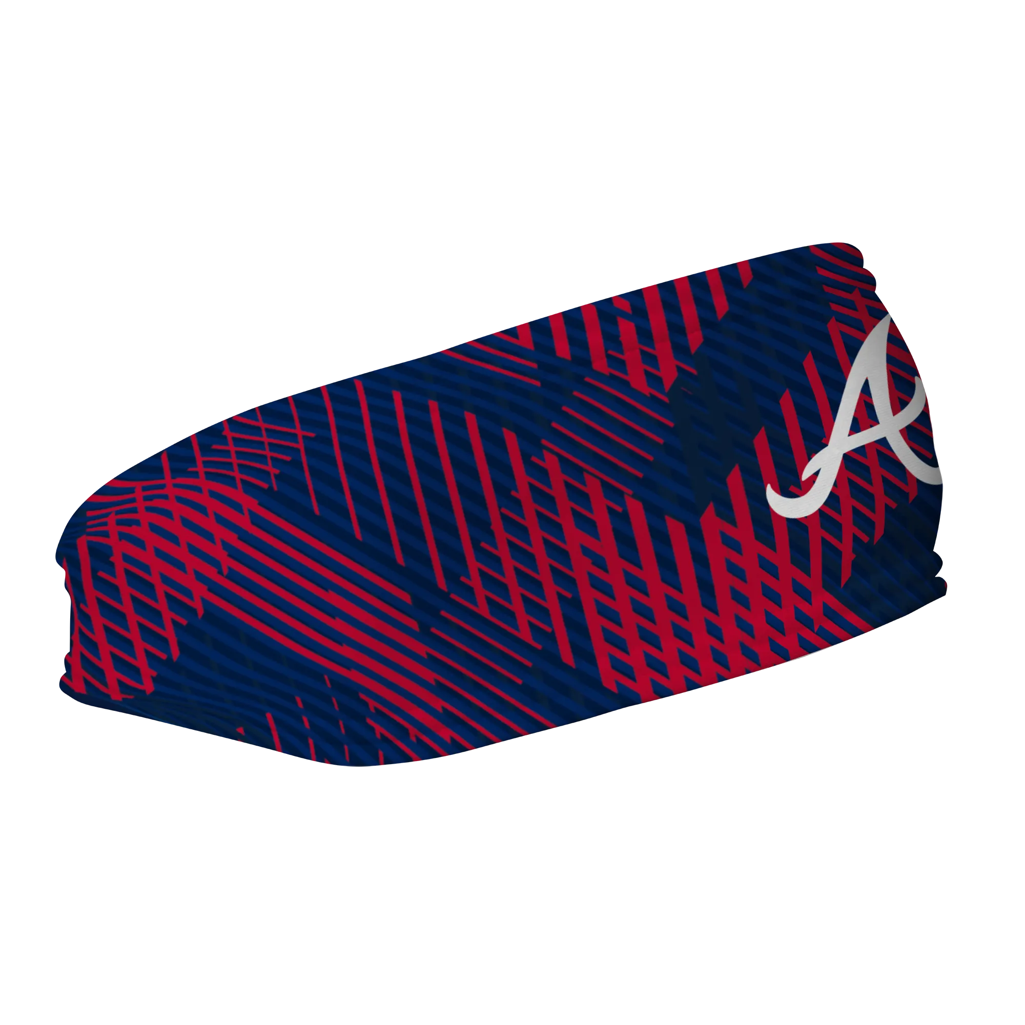 Braves Fleece Headband: Sport Plaid