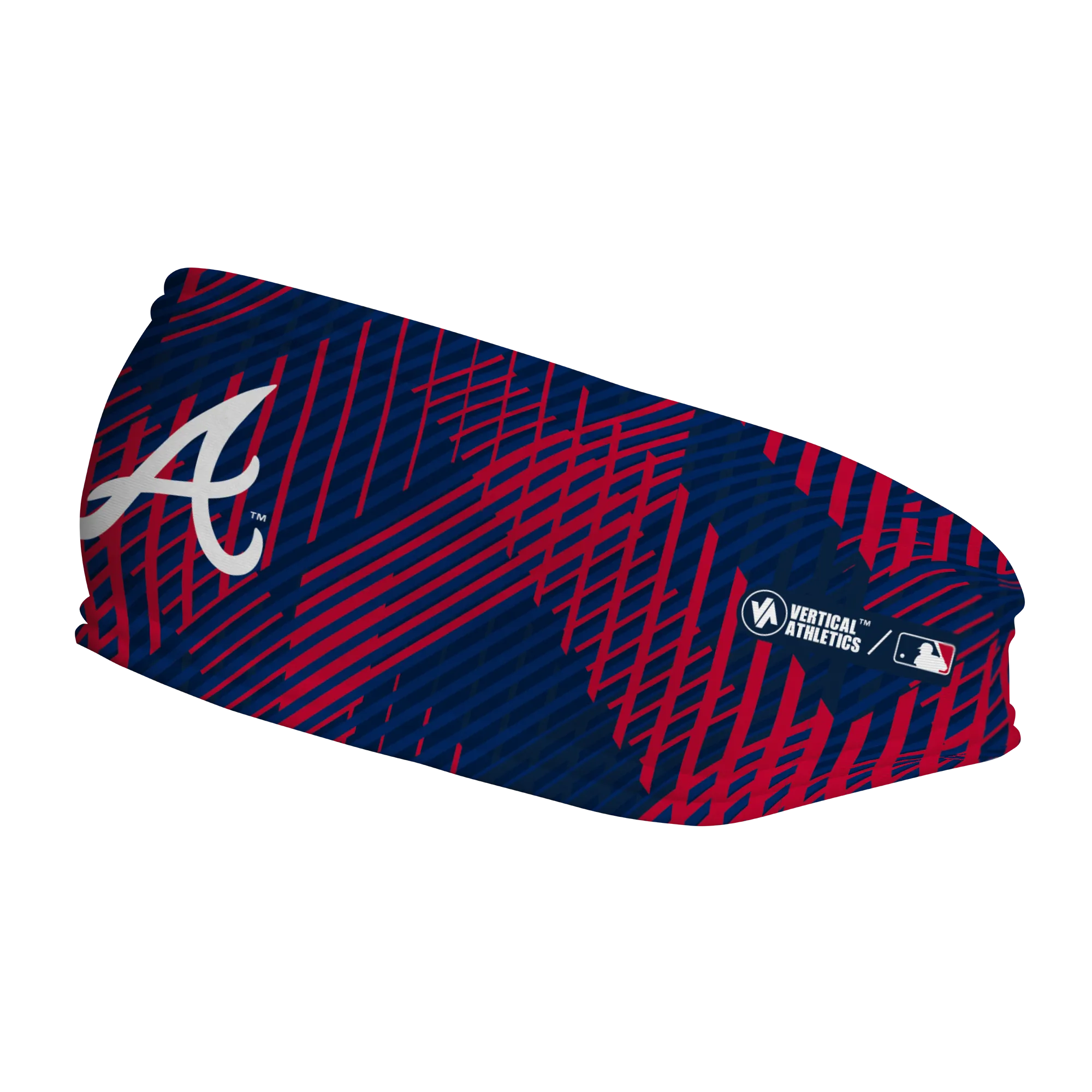 Braves Fleece Headband: Sport Plaid