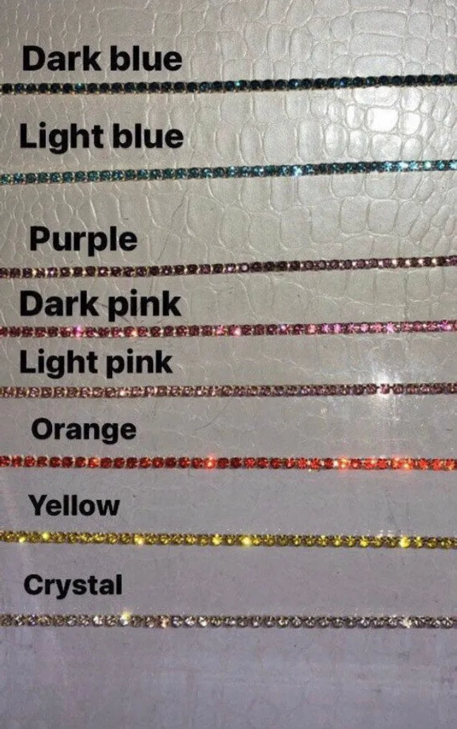 Britney crystal belt