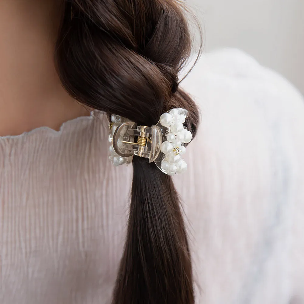 Bubble Pearl Mini Hair Claw Set