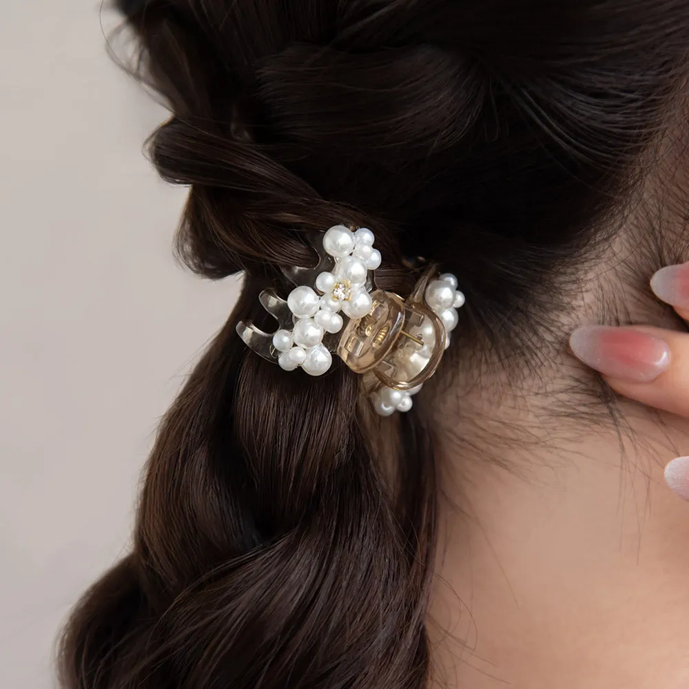 Bubble Pearl Mini Hair Claw Set