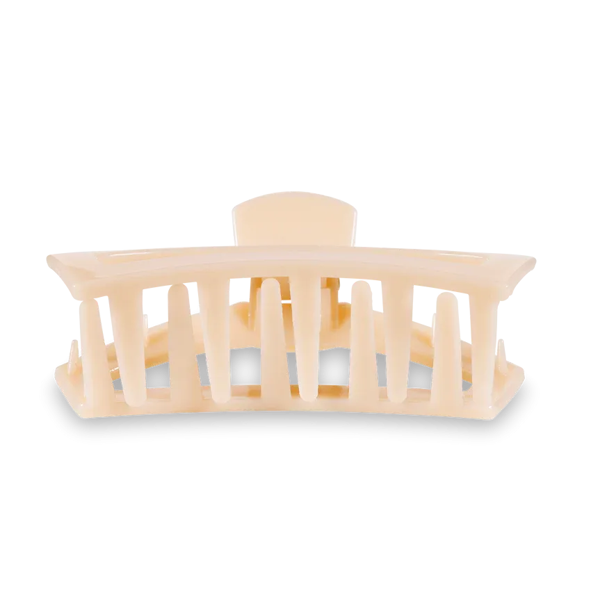 Classic Almond Beige Open Hair Clip