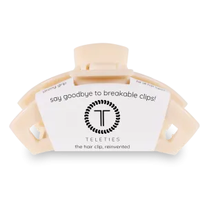 Classic Almond Beige Open Hair Clip