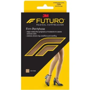 Compression Pantyhose 3M™ Futuro™ Waist High Large Nude Closed Toe - 3M Company  Mfr# 71030EN