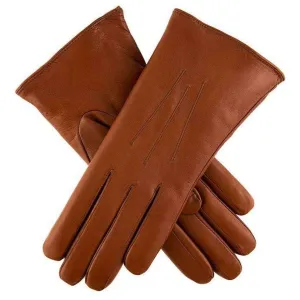 Dents Ripley Leather Gloves - Cognac Brown/Brown