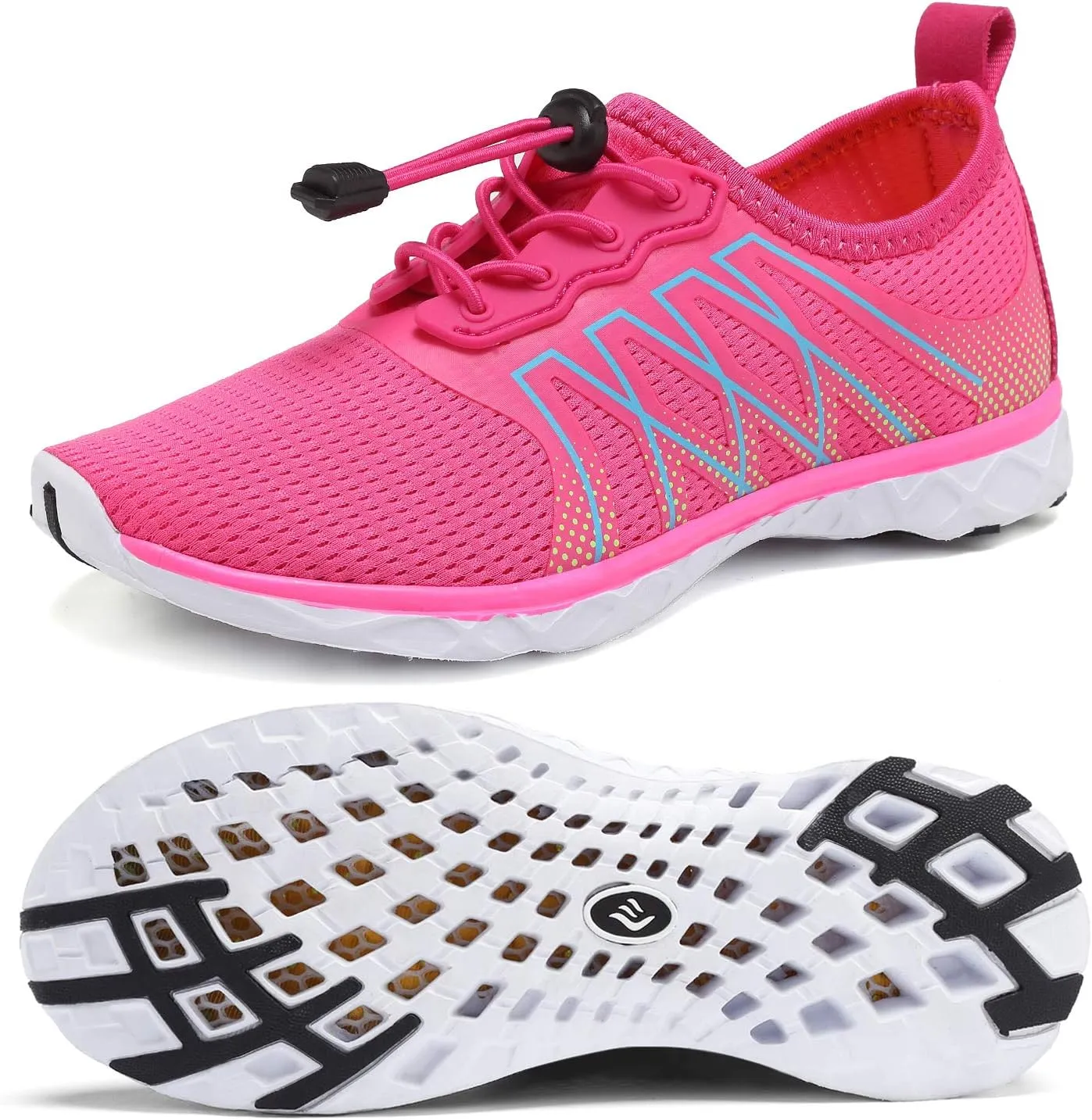EQUICK Kids Water Shoes Boys & Girls Kids Aqua Shoes Swim Shoes Athletic Sneakers Lightweight Sport Shoes (Toddler/Little Kid/Big Kid)