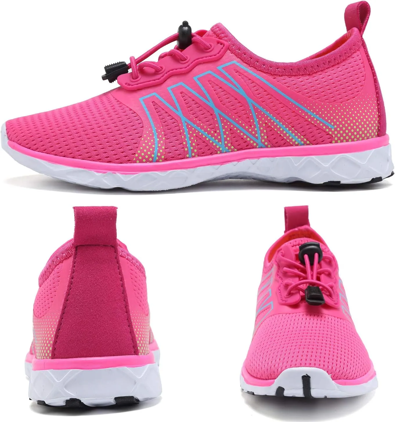 EQUICK Kids Water Shoes Boys & Girls Kids Aqua Shoes Swim Shoes Athletic Sneakers Lightweight Sport Shoes (Toddler/Little Kid/Big Kid)