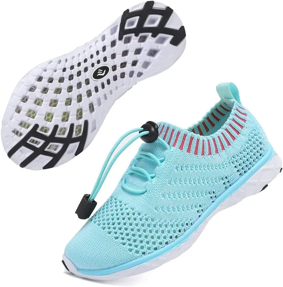 EQUICK Kids Water Shoes Boys & Girls Kids Aqua Shoes Swim Shoes Athletic Sneakers Lightweight Sport Shoes (Toddler/Little Kid/Big Kid)