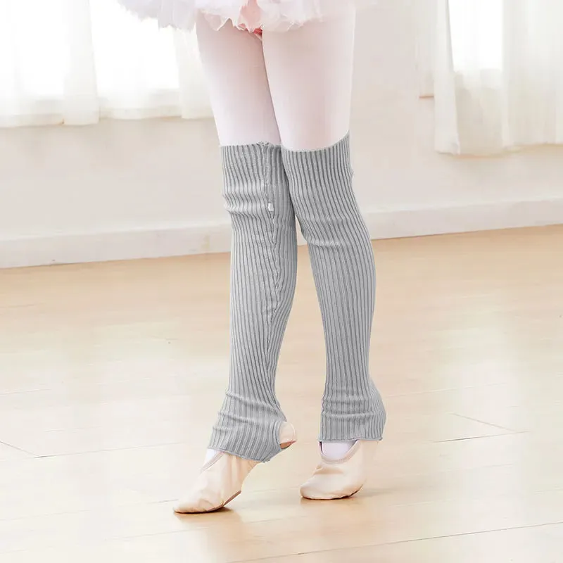 Girls Ballet Knitted Leg Warmers Kids Yoga Socks Gym Fitness Pilates Dance Accessory