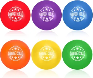 Jerify 6 Pcs Foam Dodgeball Set 6 Inch Soft Skin Foam Playground Dodgeballs Bulk, Low Density Foam for Non Sting Dodgeball Sports Equipment for Kids and Adults
