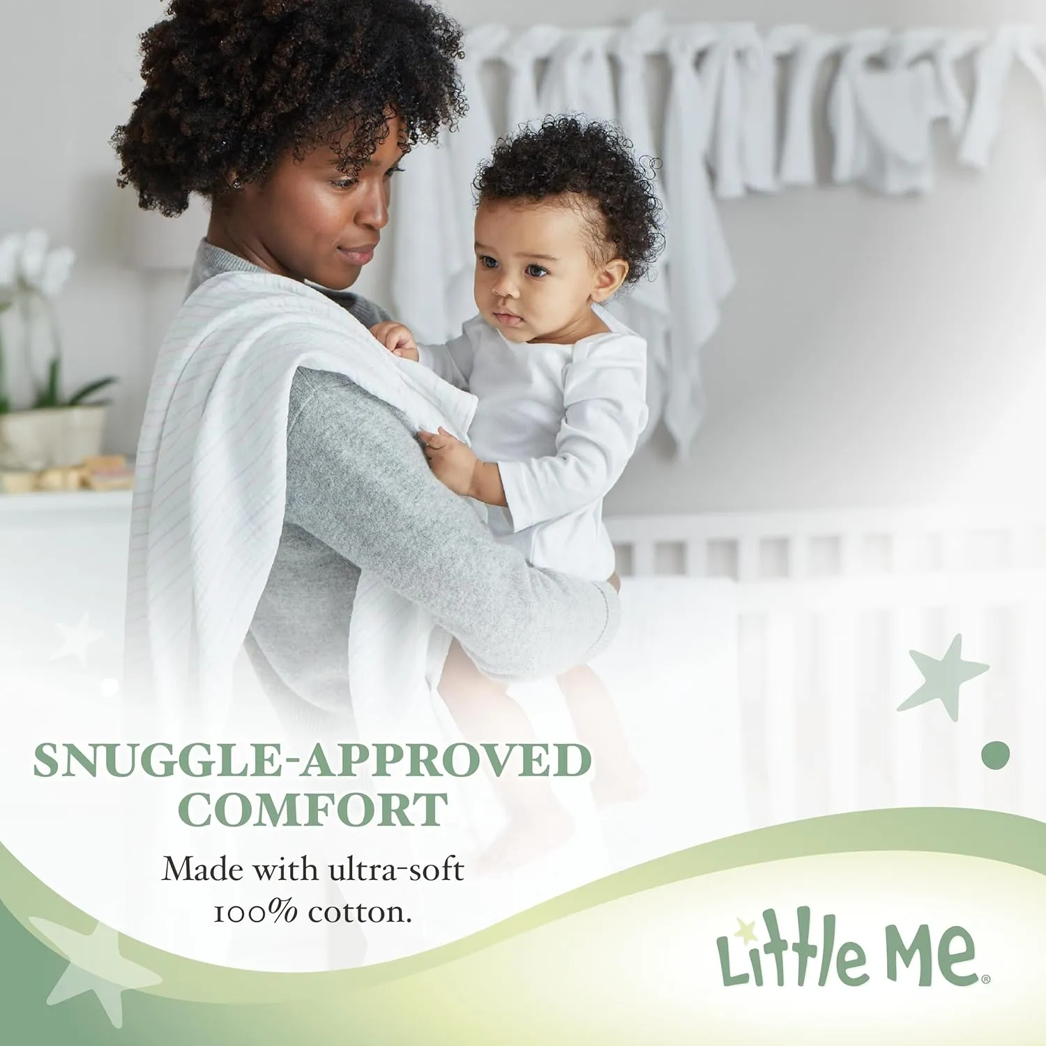 Little Me Clothes for Baby Girls' Gauze Sunsuit and Headband Set, 3-12 Months
