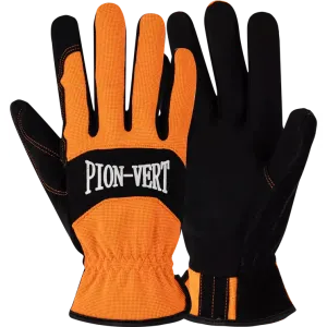 Maxmac Pion-Vert anti-slip leather elastic wrist gloves Cut-Lv1
