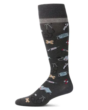 Medical Supplies 8-15 mmHg Graduated Cotton Compression Socks