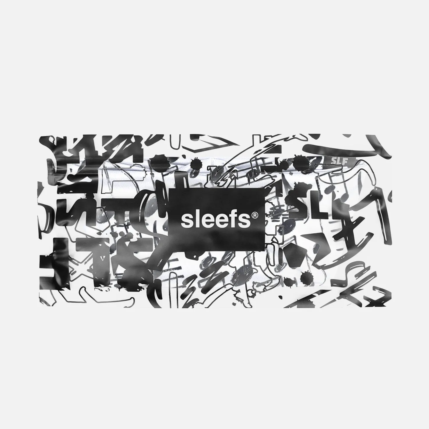 Musical Notes White Black Headband
