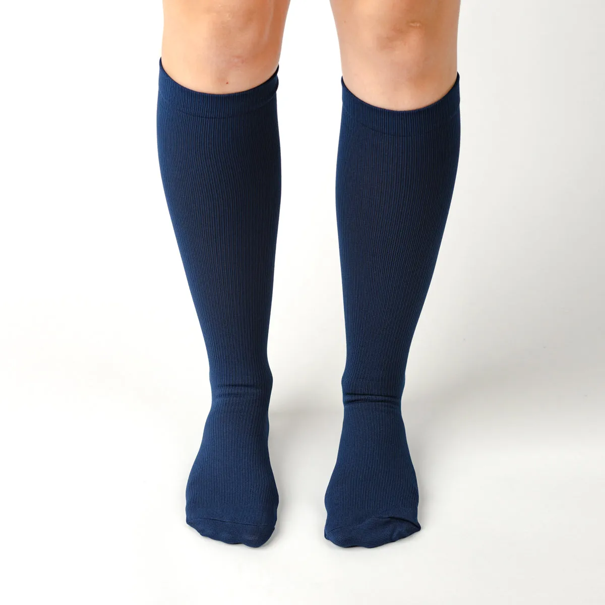 Navy Blue Compression Socks