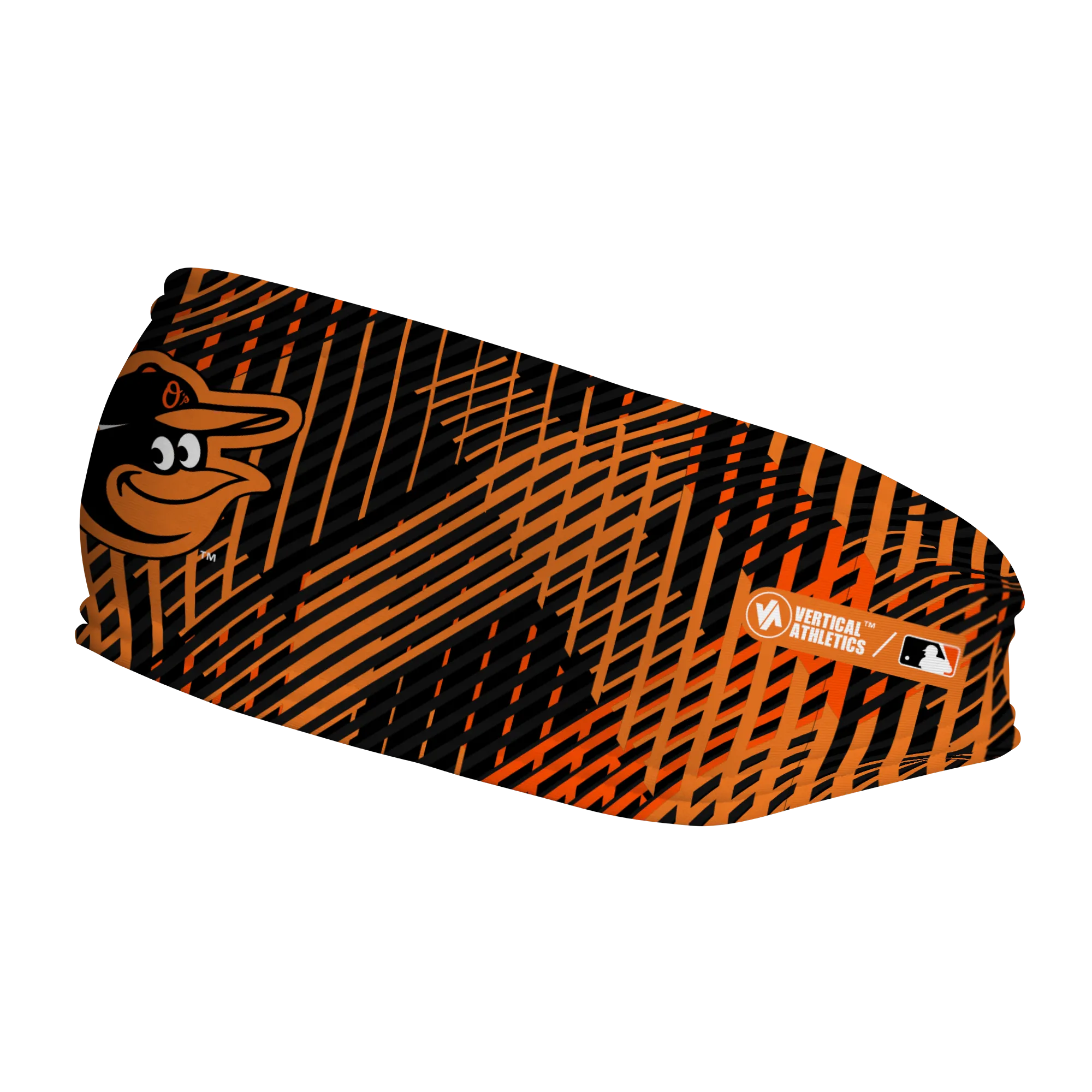 Orioles Fleece Headband: Sport Plaid
