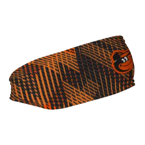 Orioles Fleece Headband: Sport Plaid