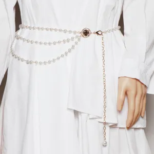 Pearl waist chain KF81835