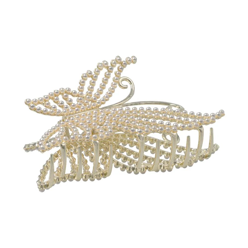 Pearly Butterfly Claw Clip