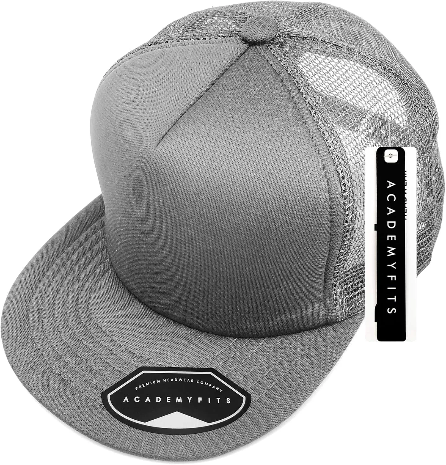 Quality 5 Panel High Crown Trucker Foam Mesh Hat Snapback Men Women Unisex Waterproof Blank Cap #2070