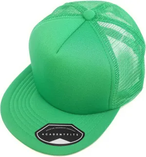 Quality 5 Panel High Crown Trucker Foam Mesh Hat Snapback Men Women Unisex Waterproof Blank Cap #2070