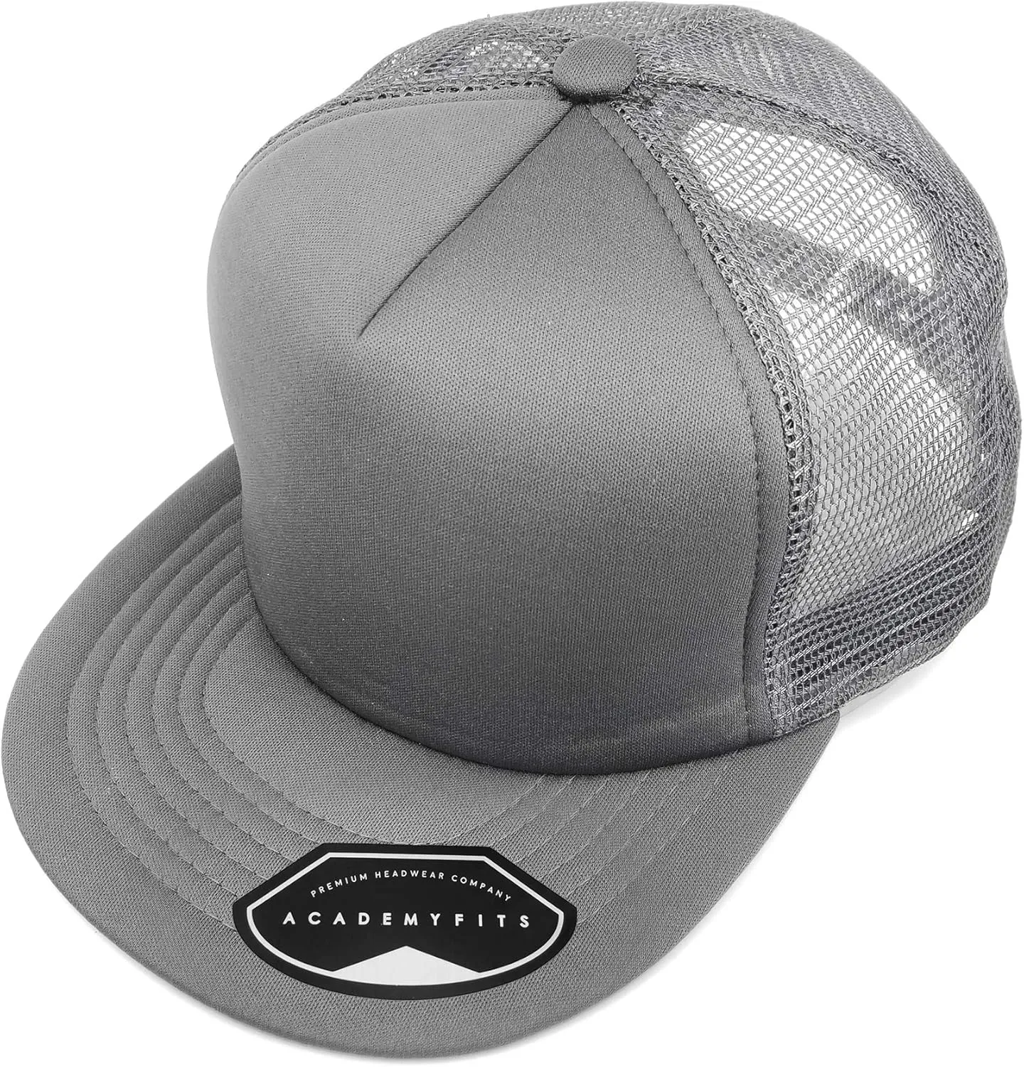 Quality 5 Panel High Crown Trucker Foam Mesh Hat Snapback Men Women Unisex Waterproof Blank Cap #2070