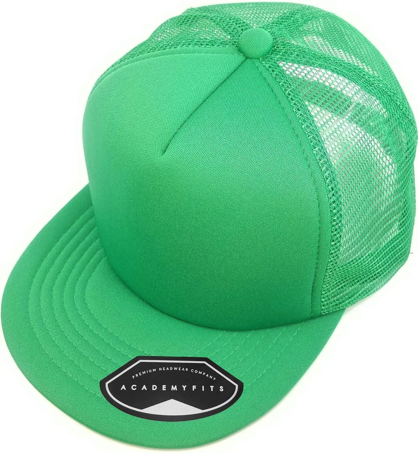 Quality 5 Panel High Crown Trucker Foam Mesh Hat Snapback Men Women Unisex Waterproof Blank Cap #2070