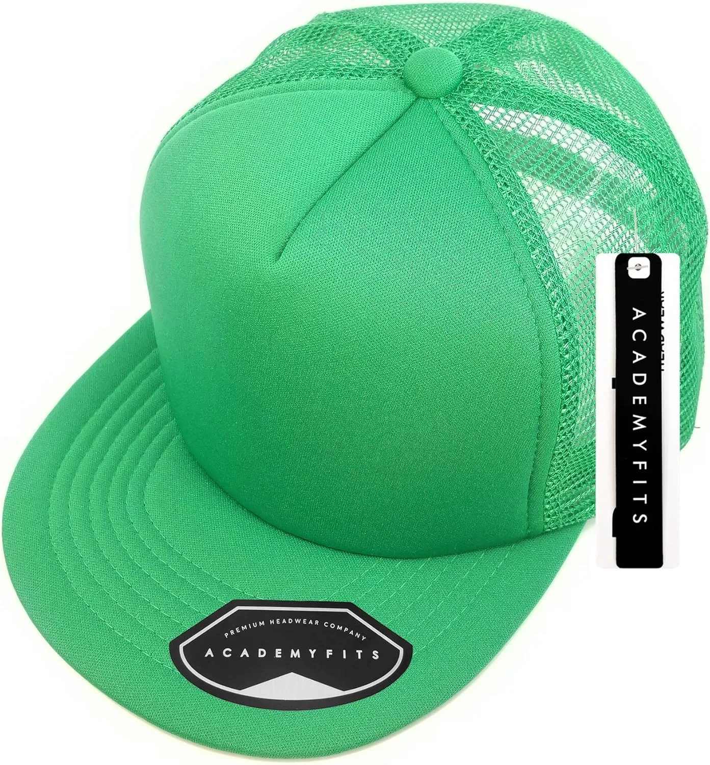 Quality 5 Panel High Crown Trucker Foam Mesh Hat Snapback Men Women Unisex Waterproof Blank Cap #2070