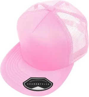 Quality 5 Panel High Crown Trucker Foam Mesh Hat Snapback Men Women Unisex Waterproof Blank Cap #2070