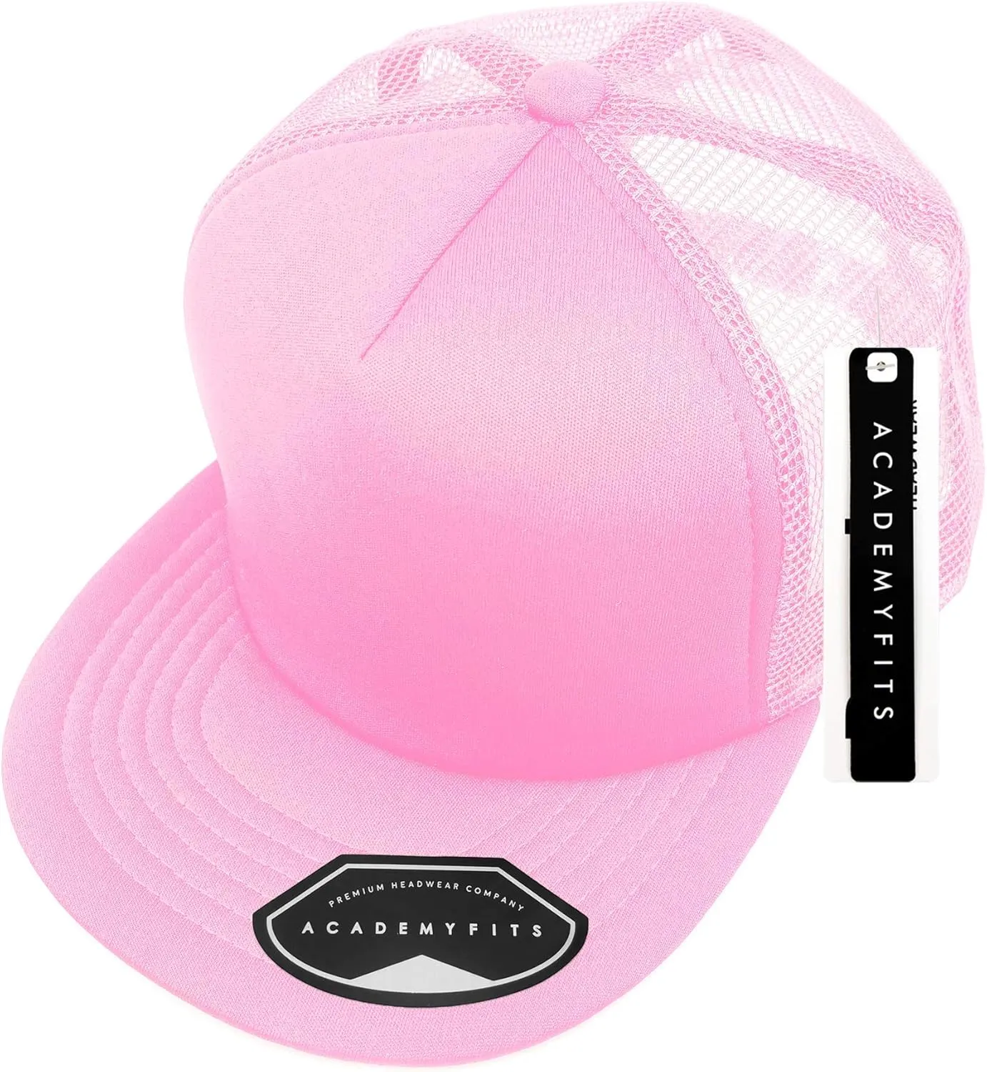 Quality 5 Panel High Crown Trucker Foam Mesh Hat Snapback Men Women Unisex Waterproof Blank Cap #2070
