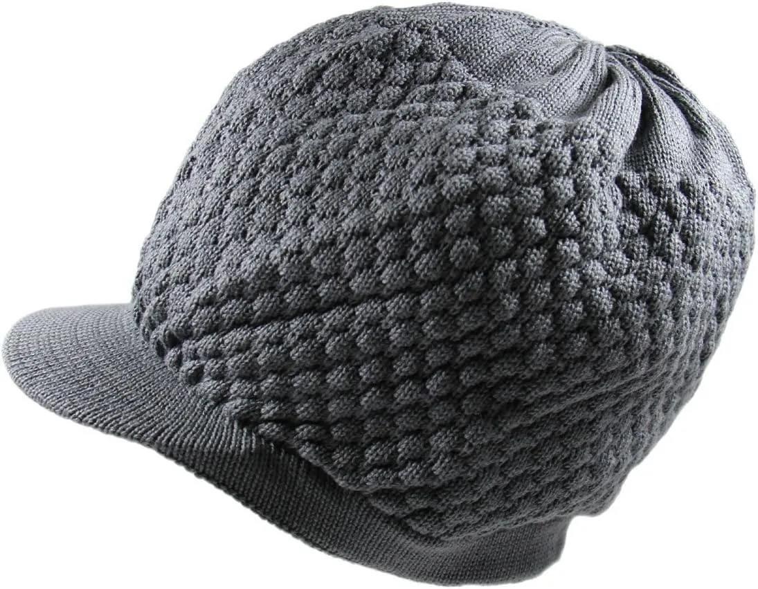 RW Unisex Cotton Rasta Beanie Visor (More Colors)
