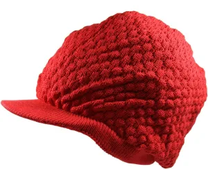 RW Unisex Cotton Rasta Beanie Visor (More Colors)