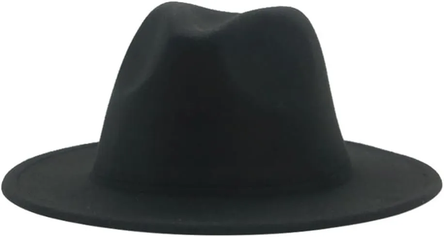 Women Winter Luxury Fedora Hat Man Hats Formal Wedding Decorate Panama Cap Fedoras