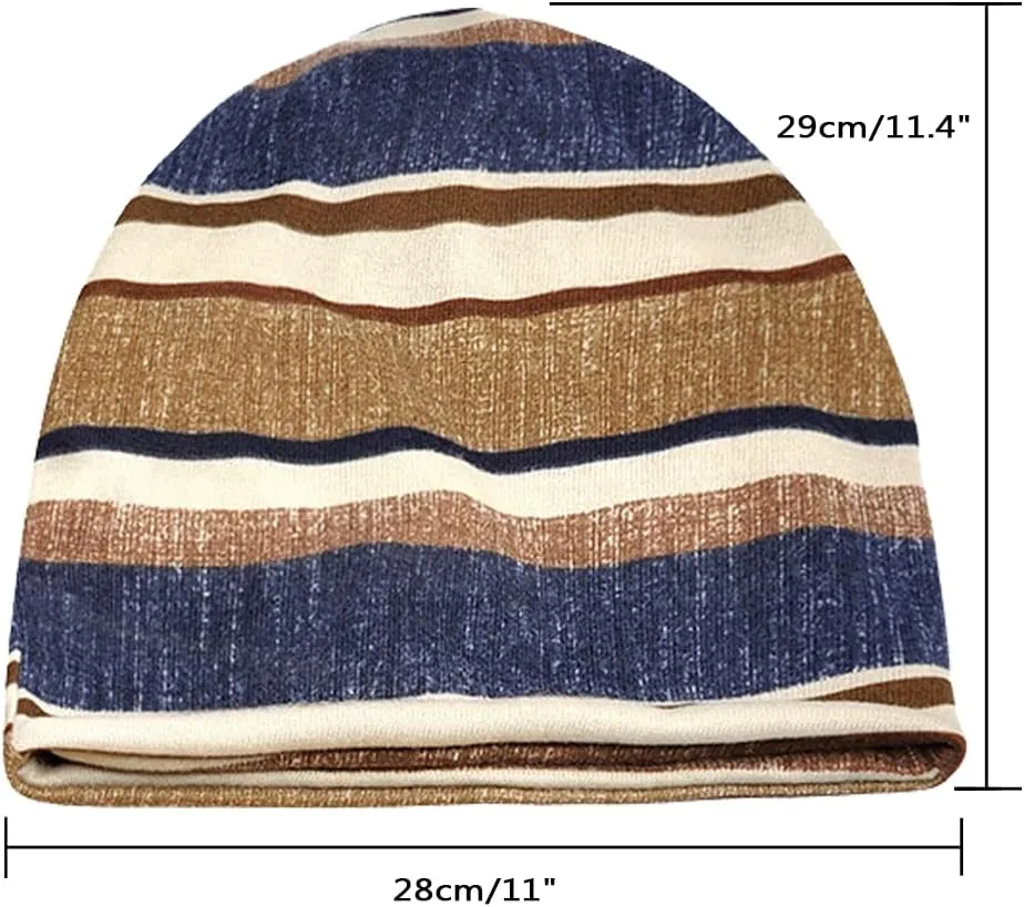Women's Chemo Caps Cancer Headwear Slouchy Beanie Hat Baggy Skull Sleep Cap Scarf