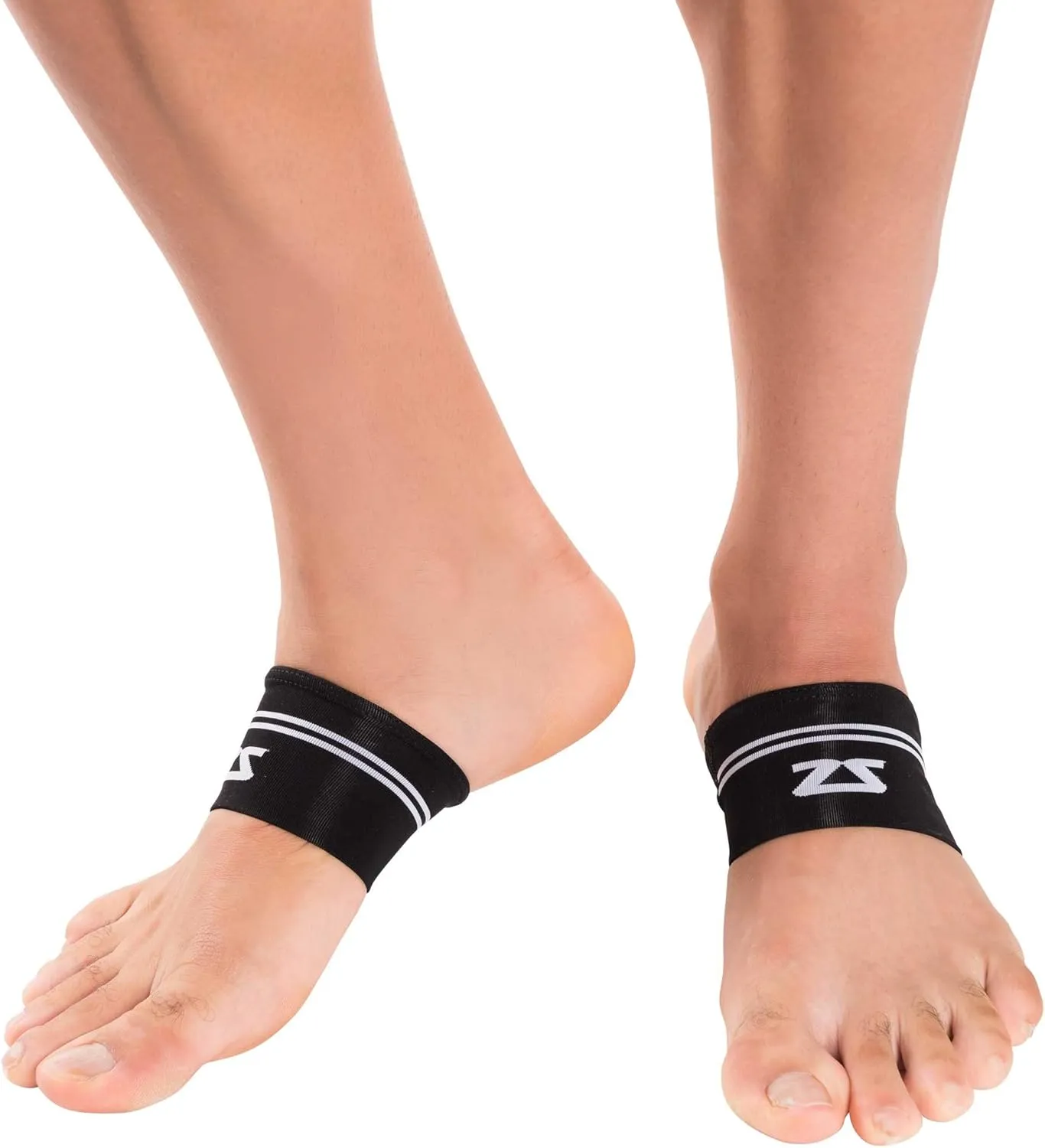 Zensah Arch Supports - Relieve Plantar Fasciitis and Heel Pain, Support Weak Arches, Compression Foot Sleeves